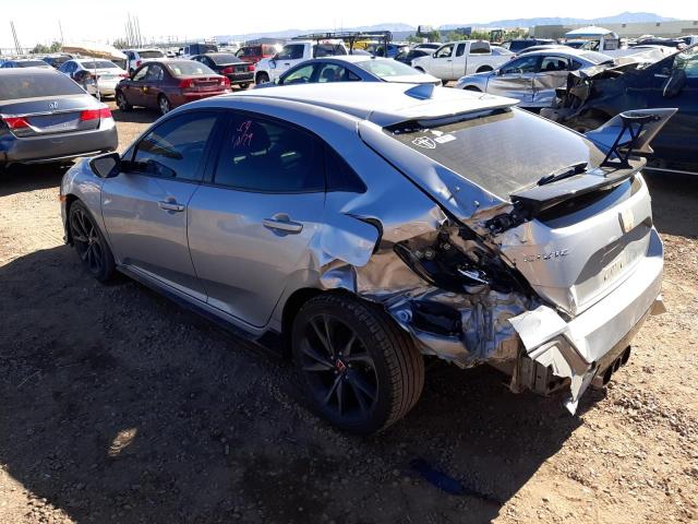 SHHFK7G49JU233110 - 2018 HONDA CIVIC SPOR SILVER photo 3