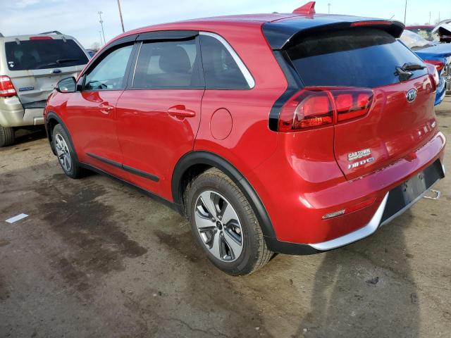 KNDCB3LCXK5223148 - 2019 KIA NIRO FE RED photo 3