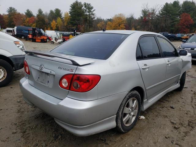 1NXBR32E45Z440209 - 2005 TOYOTA COROLLA S SILVER photo 4