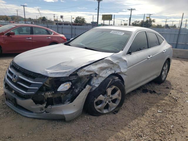 5J6TF2H56AL005883 - 2010 HONDA ACCORD CRO SILVER photo 2