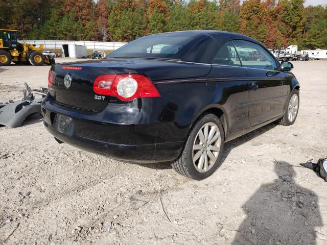 WVWBA71F17V043261 - 2007 VOLKSWAGEN EOS 2.0T BLACK photo 4