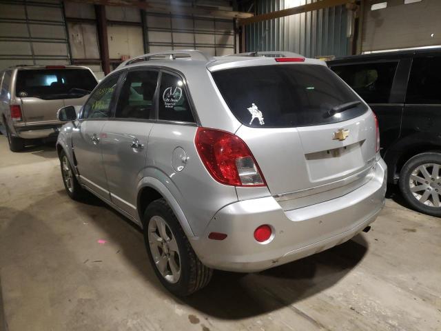 3GNAL4EK0ES566342 - 2014 CHEVROLET CAPTIVA LT SILVER photo 3