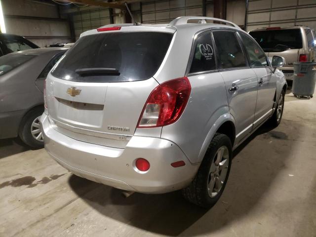 3GNAL4EK0ES566342 - 2014 CHEVROLET CAPTIVA LT SILVER photo 4