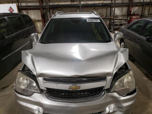 3GNAL4EK0ES566342 - 2014 CHEVROLET CAPTIVA LT SILVER photo 7