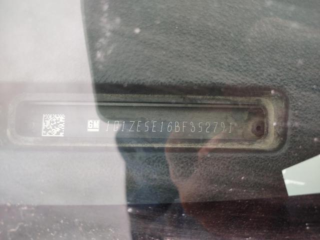 1G1ZE5E16BF352791 - 2011 CHEVROLET MALIBU LTZ ვერცხლისფერი ფოტო 10