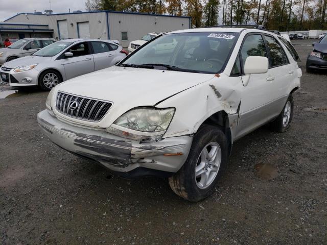 JTJHF10U310167946 - 2001 LEXUS RX 300 WHITE photo 2