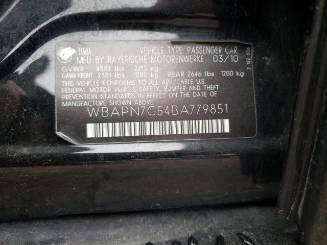WBAPN7C54BA779851 - 2011 BMW 335 D Siyah fotoğraf 10