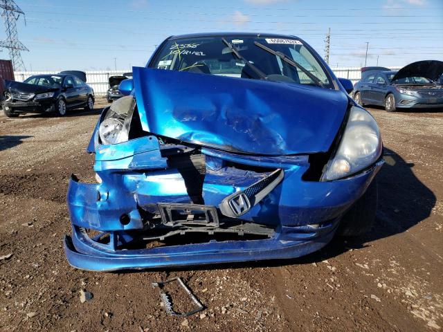 JHMGD38617S032983 - 2007 HONDA FIT S 蓝色 照片 9