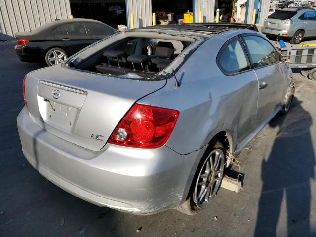 JTKDE177660072883 - 2006 TOYOTA SCION TC ვერცხლისფერი ფოტო 4