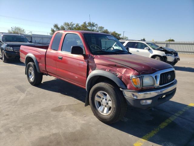 5TESN92N91Z855160 - 2001 TOYOTA TACOMA XTR RED photo 1