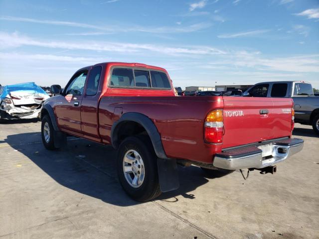 5TESN92N91Z855160 - 2001 TOYOTA TACOMA XTR RED photo 3