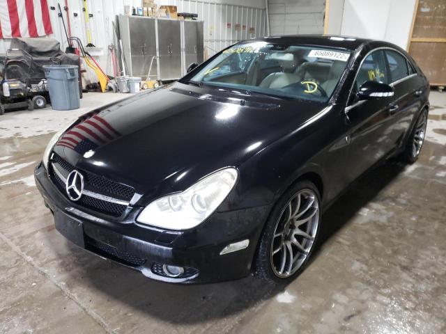 WDDDJ75X56A021237 - 2006 MERCEDES-BENZ CLS 500C BLACK photo 2