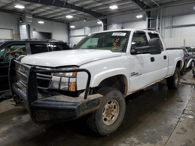 1GCHK23D77F170905 - 2007 CHEVROLET SILVER1500 WHITE photo 2