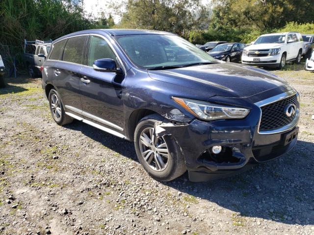 5N1DL0MN9LC527418 - 2020 INFINITI QX60 LUXE BLUE photo 1