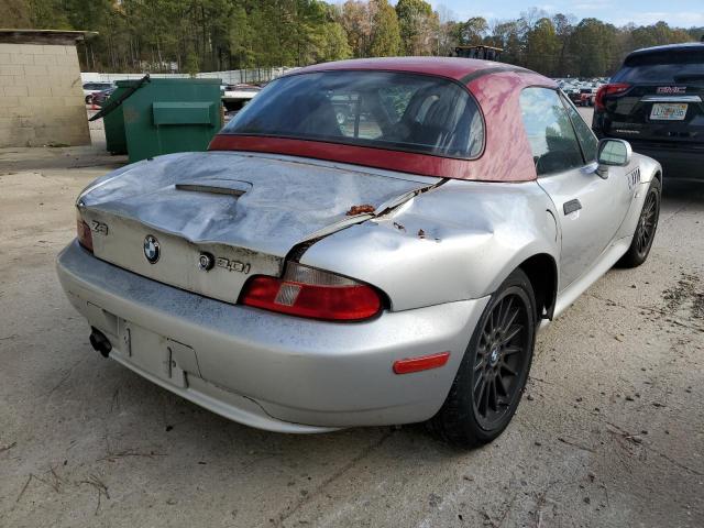 4USCN53442LL50527 - 2002 BMW Z3 3.0 SILVER photo 4