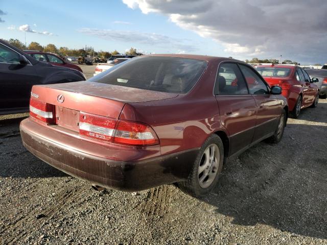 JT8BF28G5Y5098346 - 2000 LEXUS ES 300 BURGUNDY photo 4