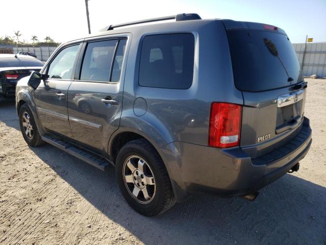 5FNYF4H99BB033207 - 2011 HONDA PILOT TOUR GRAY photo 3