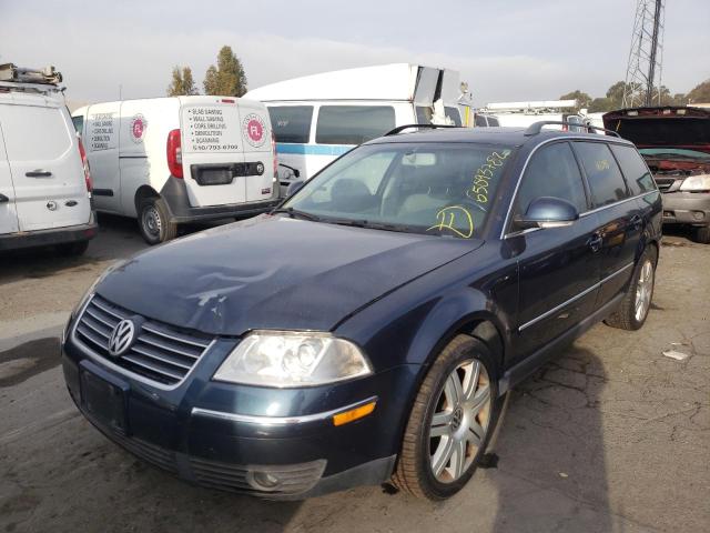 WVWYU63B45E103939 - 2005 VOLKSWAGEN PASSAT TEAL photo 2