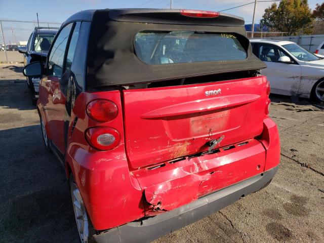 WMEEK31X09K298081 - 2009 SMART FORTWO PAS 红色 照片 9