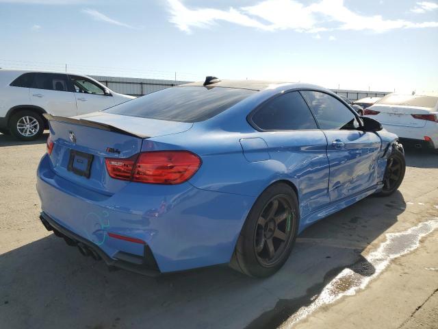 WBS3R9C52FK330274 - 2015 BMW M4 BLUE photo 4