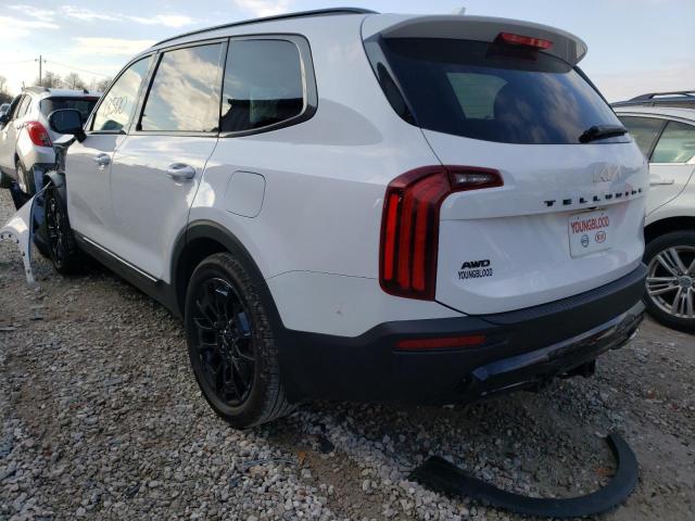 5XYP5DHC7NG264128 - 2022 KIA TELLURIDE WHITE photo 3