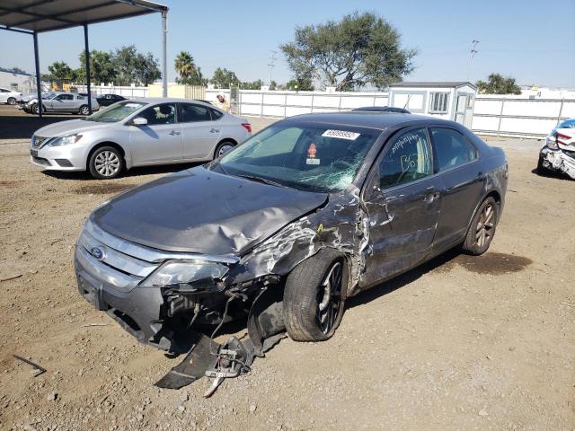 3FAHP0JAXCR356357 - 2012 FORD FUSION SEL GRAY photo 2