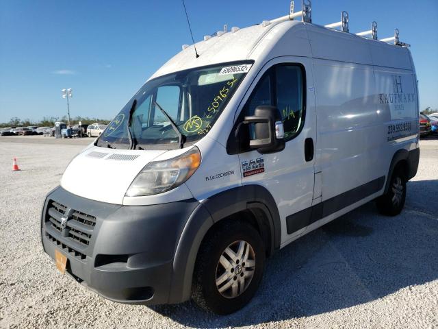 3C6TRVBG7EE108132 - 2014 RAM PROMASTER WHITE photo 2