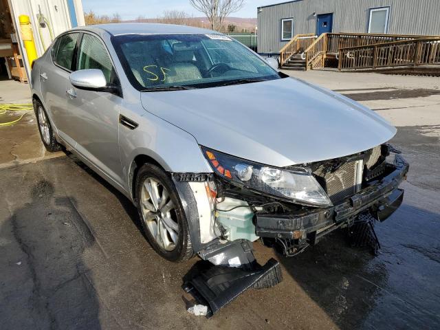 KNAGN4A69B5142215 - 2011 KIA OPTIMA EX SILVER photo 1