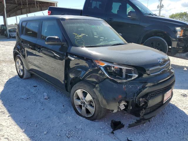 KNDJN2A20K7699917 - 2019 KIA SOUL BLACK photo 1