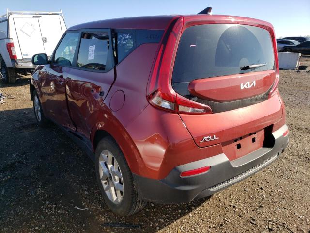 KNDJ23AU7N7832189 - 2022 KIA SOUL LX RED photo 2