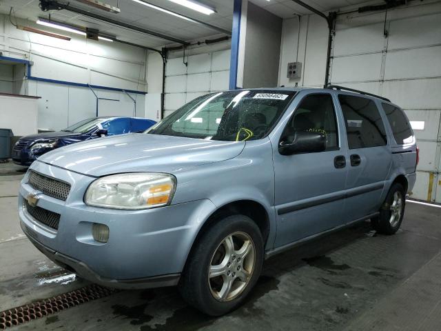 1GNDV23187D177537 - 2007 CHEVROLET UPLANDER BLUE photo 2