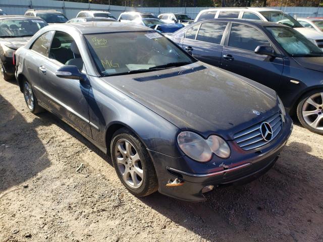 WDBTJ65JX4F105144 - 2004 MERCEDES-BENZ CLK 320C BLUE photo 1