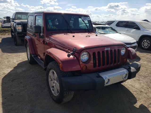 1C4GJWBG3CL170333 - 2012 JEEP WRANGLER S BURGUNDY photo 1