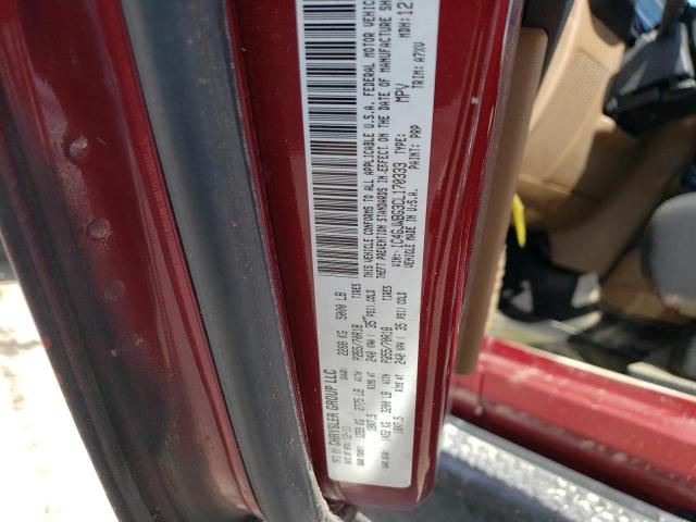 1C4GJWBG3CL170333 - 2012 JEEP WRANGLER S BURGUNDY photo 10