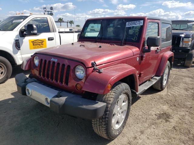 1C4GJWBG3CL170333 - 2012 JEEP WRANGLER S BURGUNDY photo 2