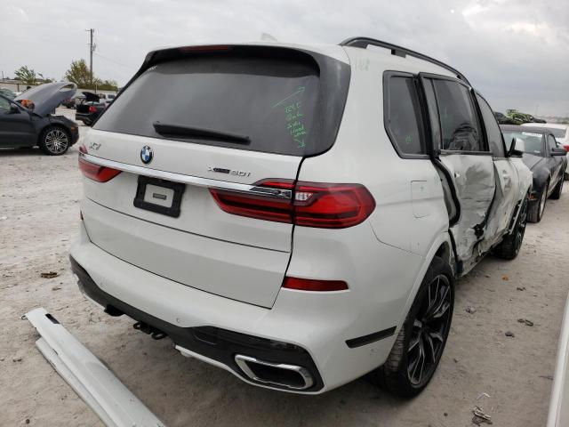 5UXCX4C51KLS35983 - 2019 BMW X7 XDRIVE5 WHITE photo 4