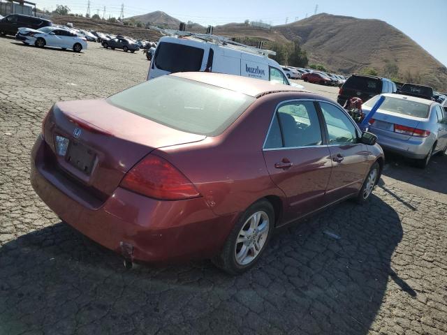 1HGCM56396A053283 - 2006 HONDA ACCORD SE BURGUNDY photo 4