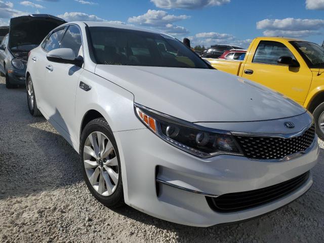 5XXGU4L39GG064224 - 2016 KIA OPTIMA EX WHITE photo 1