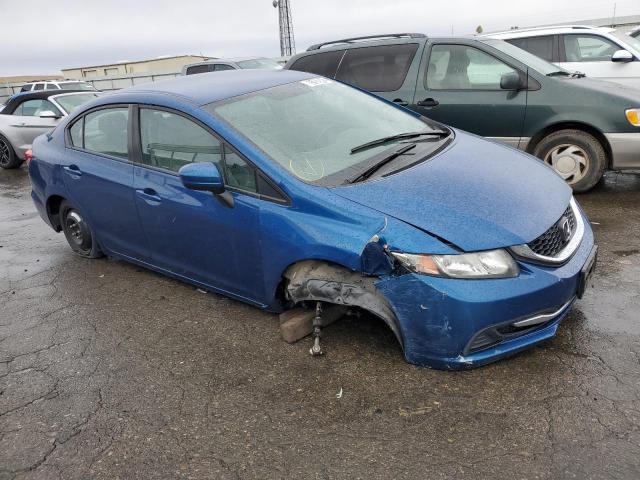 2HGFB2F50FH564451 - 2015 HONDA CIVIC LX BLUE photo 4