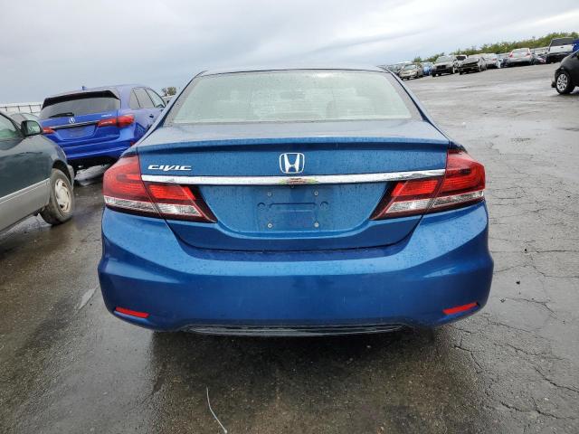 2HGFB2F50FH564451 - 2015 HONDA CIVIC LX BLUE photo 6