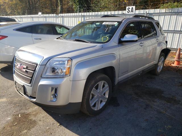 2CTFLEEY2A6389363 - 2010 GMC TERRAIN SILVER photo 2