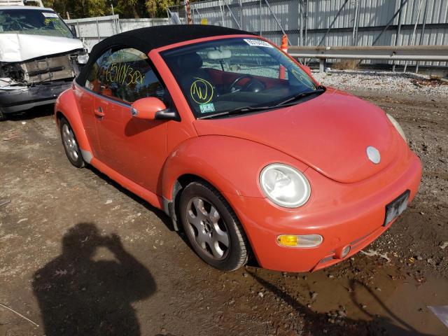 3VWCK21Y93M331309 - 2003 VOLKSWAGEN NEW BEETLE 橙色 照片 1