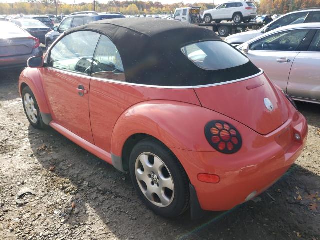 3VWCK21Y93M331309 - 2003 VOLKSWAGEN NEW BEETLE 橙色 照片 3