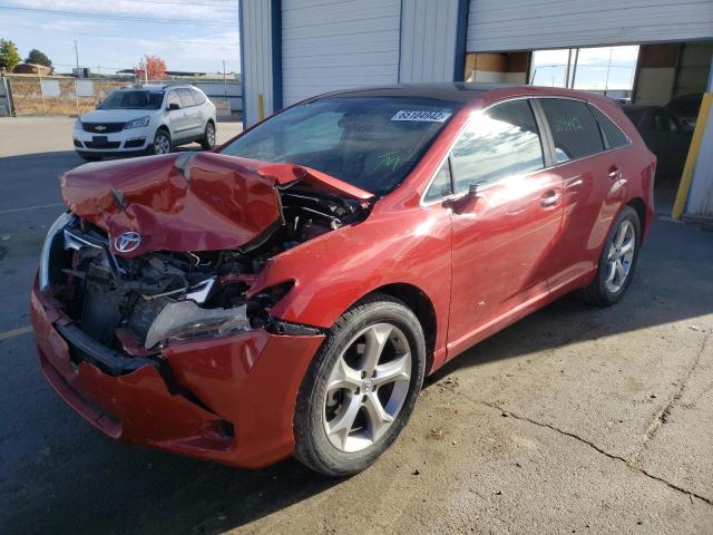 4T3BK11A49U003377 - 2009 TOYOTA VENZA RED photo 2