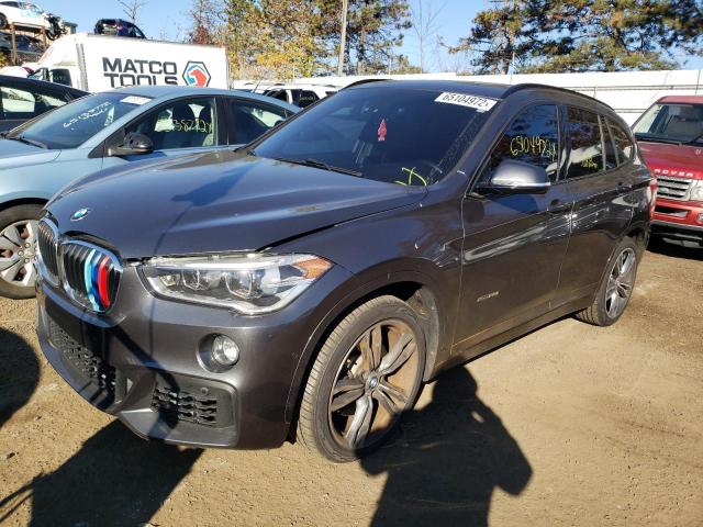 WBXHT3C37H5F69546 - 2017 BMW X1 XDRIVE2 GRAY photo 2