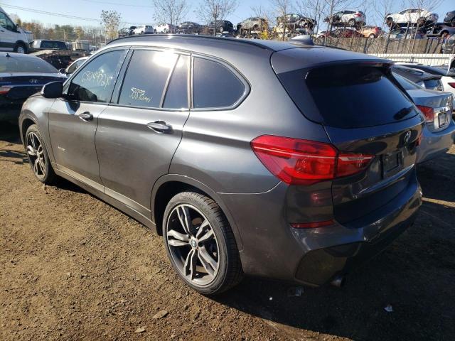 WBXHT3C37H5F69546 - 2017 BMW X1 XDRIVE2 GRAY photo 3