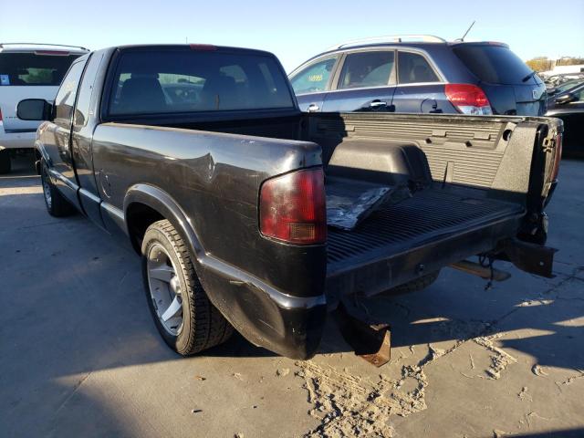 1GCCS19W428177255 - 2002 CHEVROLET S TRUCK S1 BLACK photo 3