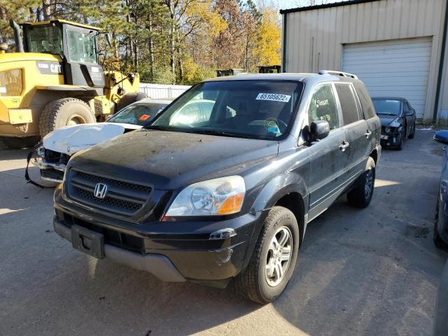 2HKYF18573H606636 - 2003 HONDA PILOT BLACK photo 2