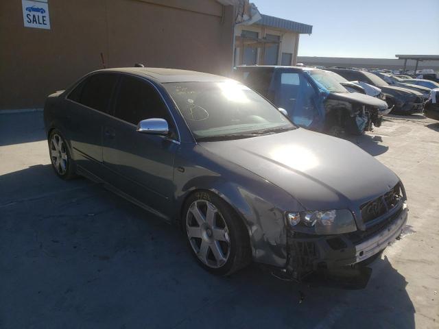 WAUPL68E24A037721 - 2004 AUDI S4 GRAY photo 1