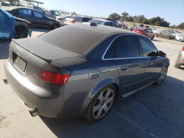 WAUPL68E24A037721 - 2004 AUDI S4 GRAY photo 4